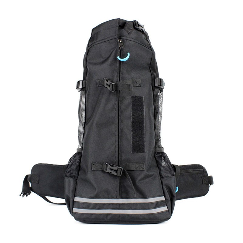 Sac à dos de transport pour animaux de compagnie, bouledogue français pour petits et moyens chiens, sac réglable pour chiot, chien, chat: L-suit 9.0-18.0kg / Black