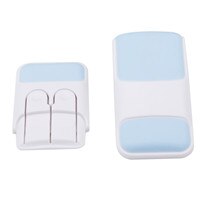1Pcs Safety Lock Protection From Children Infant Toddler Drawer Door Cabinet Cupboard Double Buckle Safety Lock Baby Kids: Blue
