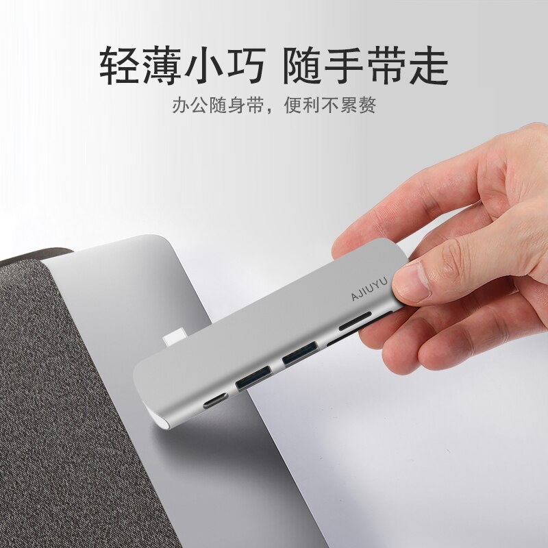 Ajuyu – HUB USB C pour tablette Samsung Galaxy Tab S7 11 &quot;, S7 Plus FE 12.4&quot;, Type C 3.1, Hub vers HDMI, USB USB-C PD, Port, adaptateur Dock