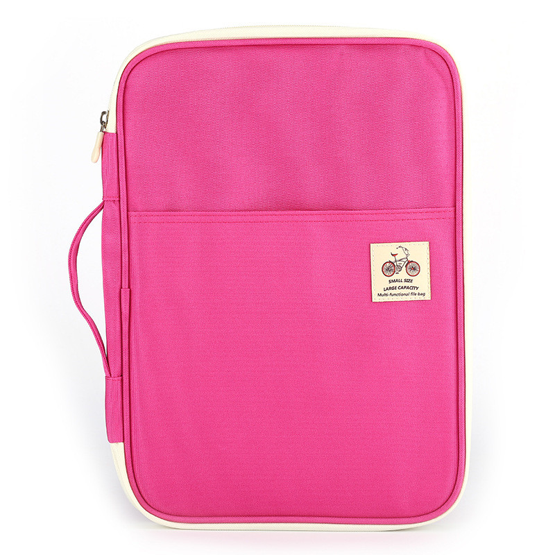 A4 Document maquillage sacs multi-fonctionnel produits de classement Portable étanche sac de rangement pour cahiers stylos mallette d'ordinateur