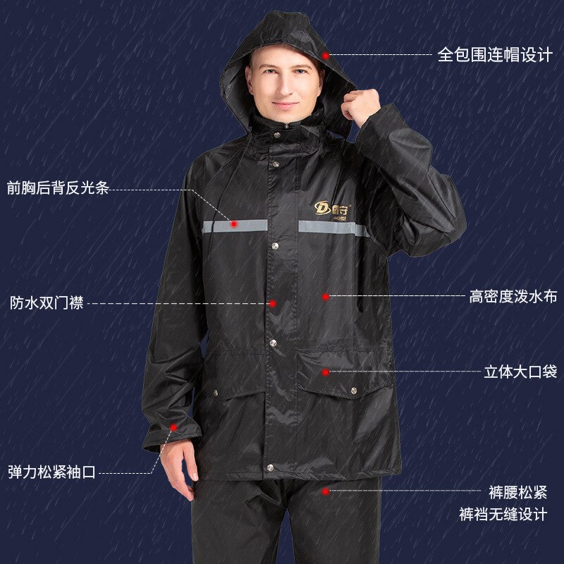 Tourist Cycling Poncho Motorcycle Raincoat Man Waterproof Raincoat Camping Supplies Rain Jacket Chubasquero Mujer Rain Gear