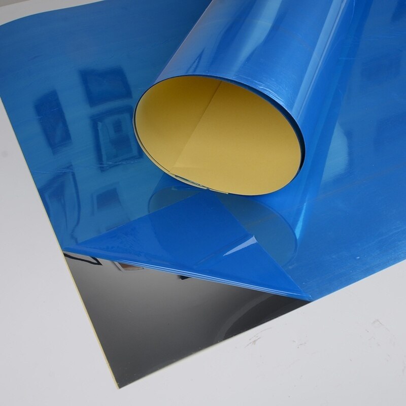 Reflective Mirror Stickers Self-adhesive Mirror Wall Sticker Living Room Reflective Stickers Removable Mirror Paste Home Decor