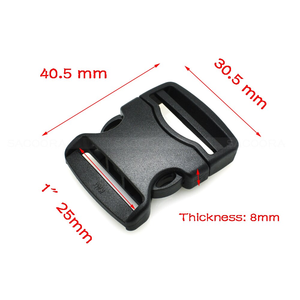 20mm 25mm 32mm 38mm 50mm Gurtband Lösen Schnalle für Outdoor Sport Taschen Studenten Taschen Gepäck reise schnalle zubehör: 1pcs / WebbingSize25mm