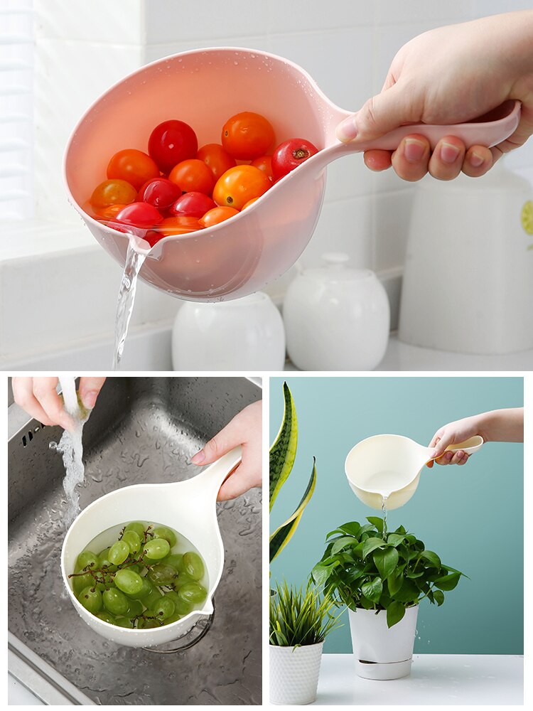 1 Uds cuchara de agua de plástico para cocina cuchara para agua y baño cuchara para agua cuchara para la ducha cuchara de agua utensilios de cocina herramientas