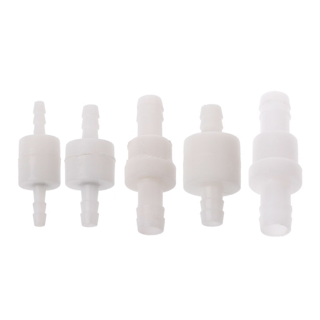 Plastic One-Way Non-Return Water Inline Fluids Check Valves for Fuel Gas Liquid