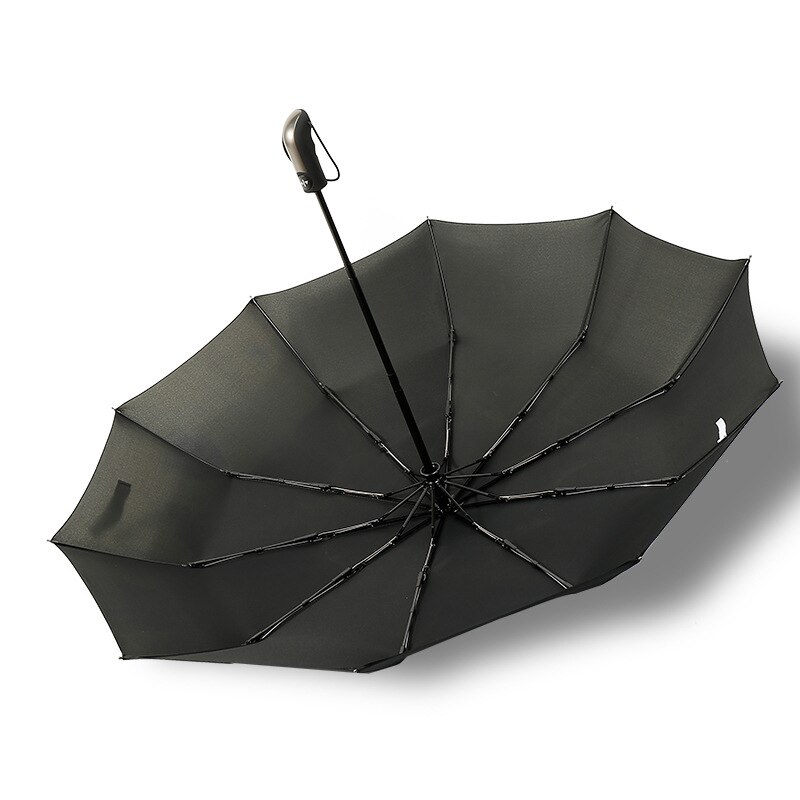 Paraguas plegable de cierre abierto automático, 5 colores, equipo de lluvia, resistente al agua, a prueba de viento, tres paraguas plegable