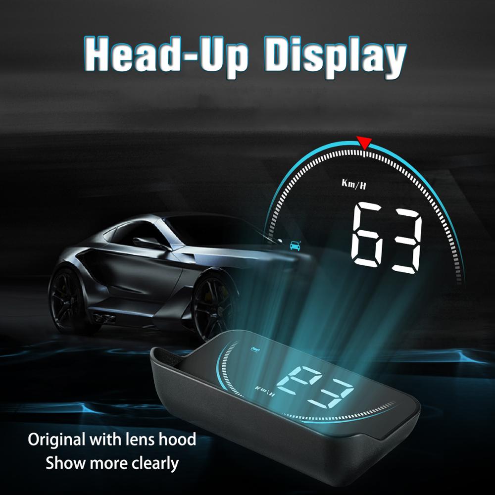 M8 hud head up display bil-styling hud display overhastighed advarsel forrude projektor alarmsystem ordre