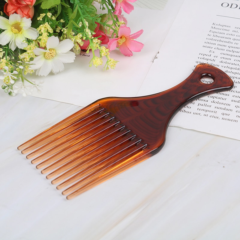Women Random Wide Tooth Hair Comb Curly Hair Brush Salon Hairdressing Styling Long Tooth Styling Pick Comb