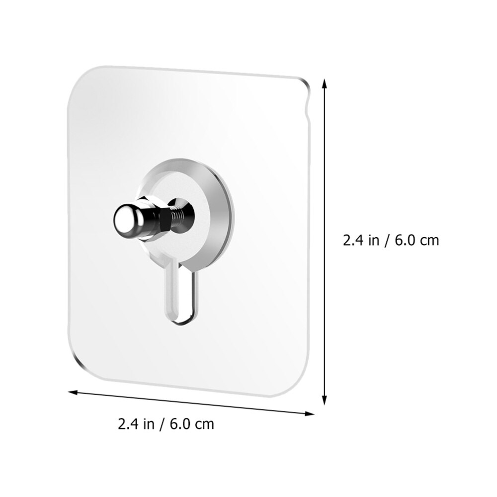 Crochets auto-adhésifs, tampons adhésifs, autocollants pour vis murales, 10 pièces