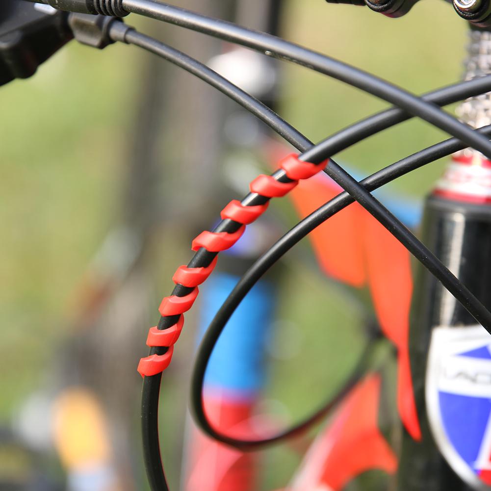 5 stuks fiets rem schakellijn beschermer beschermhoes frame beschermer mtb mountainbike fiets lijn spiraal wikkel benodigdheden