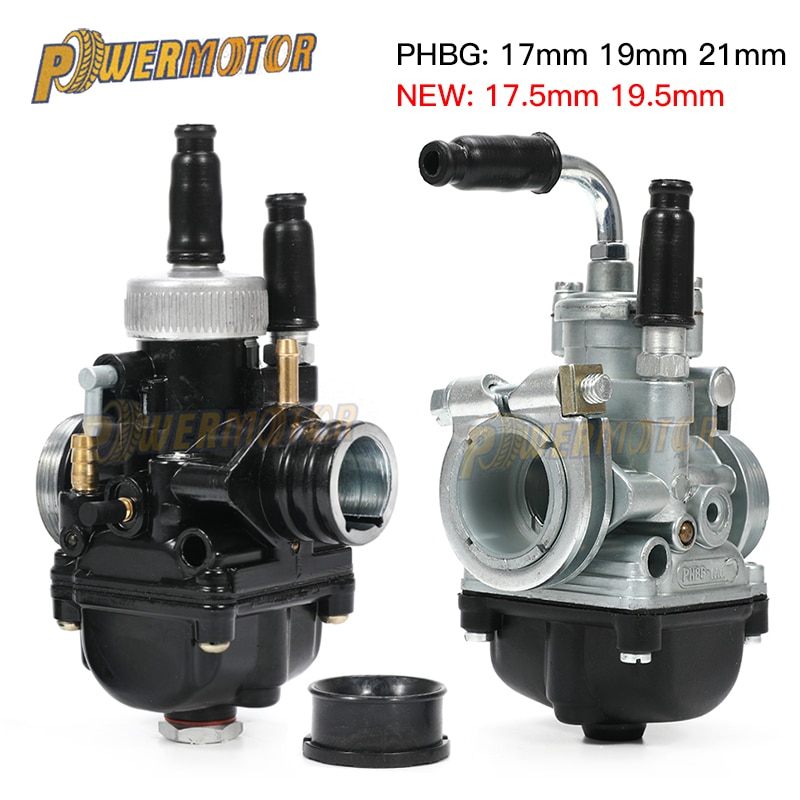 Dellorto motocykl PHBG gaźnik 17mm 19mm 21mm węglowodany dla 50cc 70cc 90cc BWS100 Puch Yamaha Zuma motocykl brud rower atv