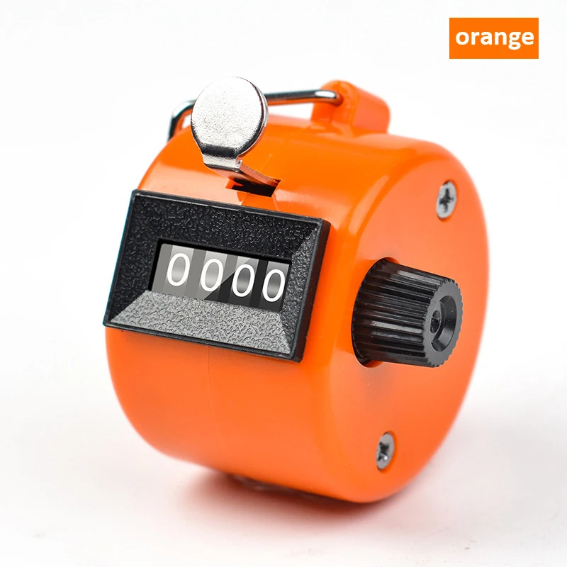 Manual Tally Counter Digital Metal Counting Counter 4 Digit Palm Number Clicker for Number Count Assorted Coaching Fishing Golf: MULTI