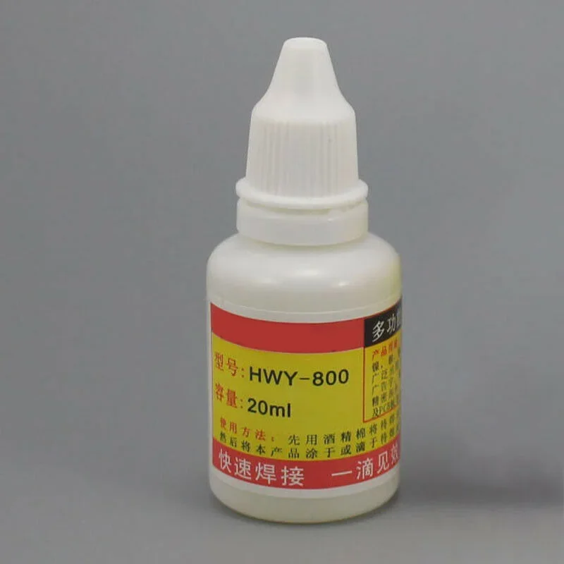 20ml Stainless Steel Flux Soldering Paste Liquid Welding Solder Tool HWY-800 Material, Durable