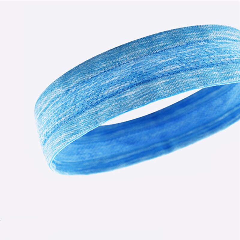 Sport Goederen Haar Lint Mannen Hoofdband Bandage Voor Running Accessoires Zweetband Voor Fietsen Elastische Band Voor Fitness Haarband: Blue