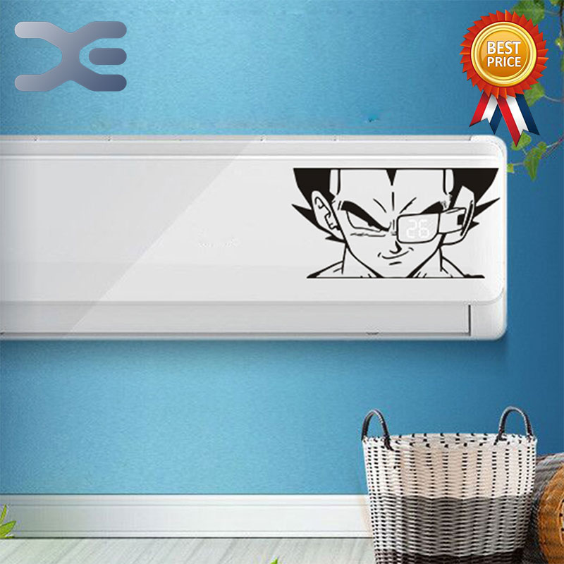 Pegatinas creativas de PVC para aire acondicionado, pegatinas impermeables para colgar en la pared, decoración hueca