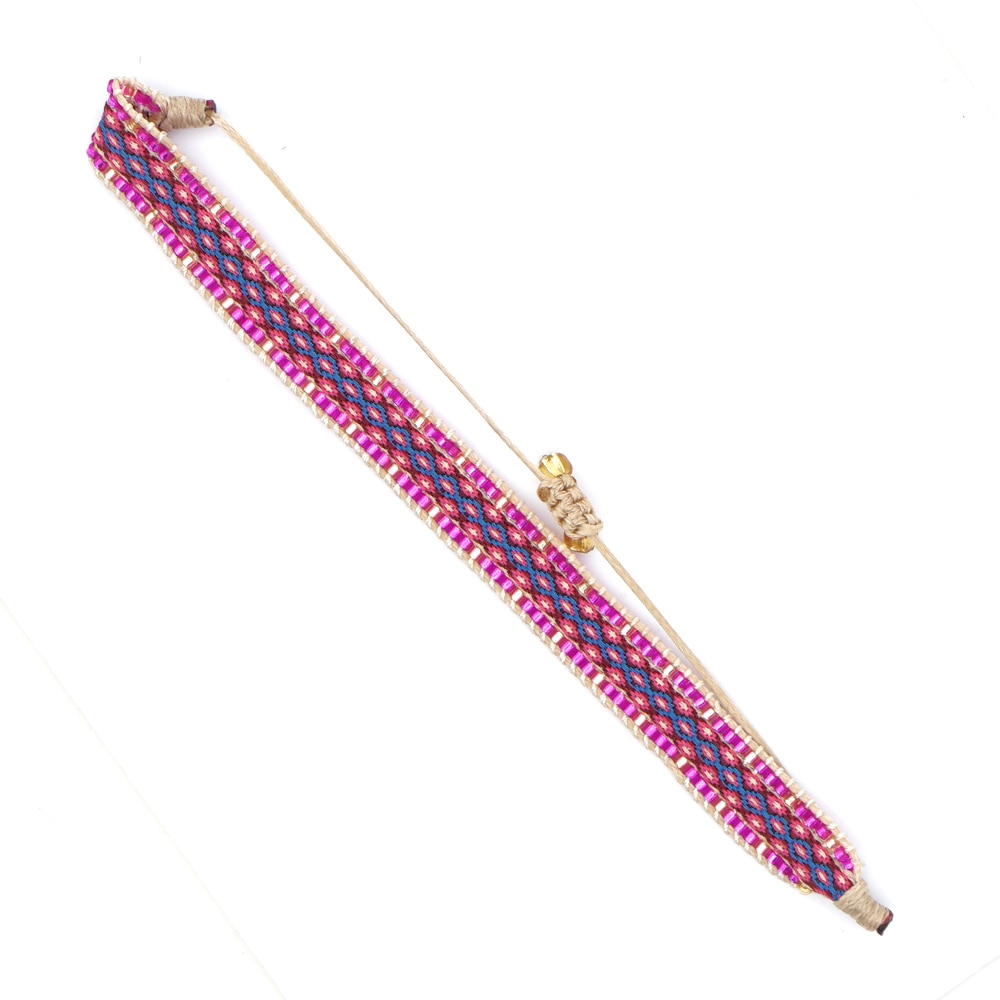 Go2boho Boho Jewelry Bracelet For Women MIYUKI Beads Ethnic Bracelets Braided Pulseras Adjustable String
