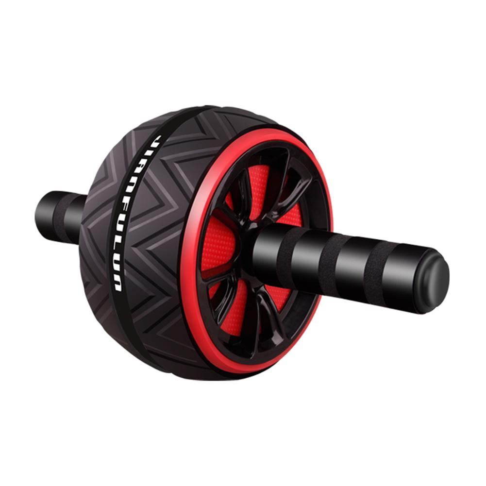 Rueda Abdominal de una sola rueda, equipo para ejercicio muscular, rodillo de Fitness para el hogar, gimnasio, rodillo de entrenamiento: Black