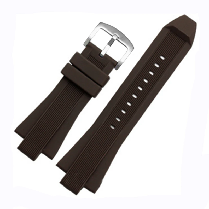 Silicone Watch Band for Michael Kors MK8184 MK8729 MK9020 MK8152 MK9020 MK9026 Soft Watch Strap Men Replace Watch Accessories: Gold