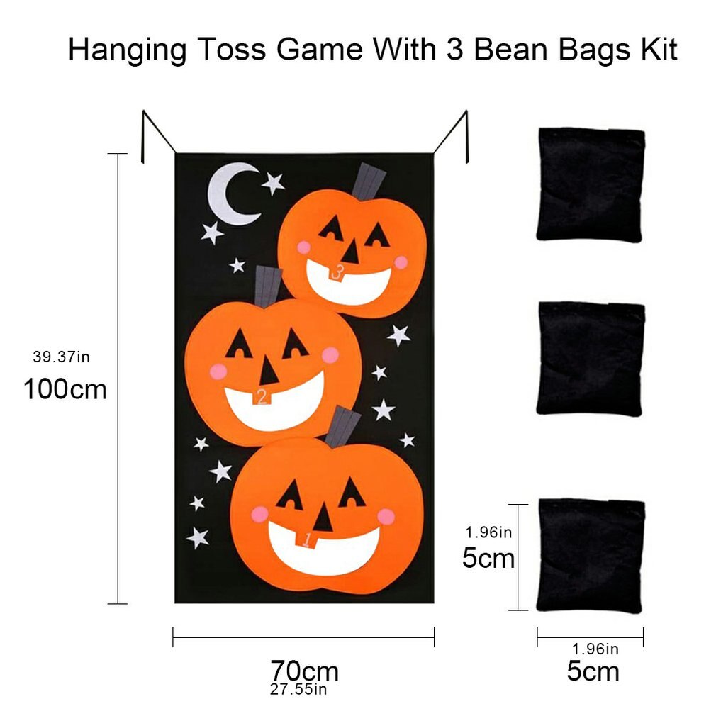 Impreza z okazji Halloween dostawy gier worki na ziarna Halloween banery gry dynia słodkie dla dzieci sklepy rodzinne gry: game1