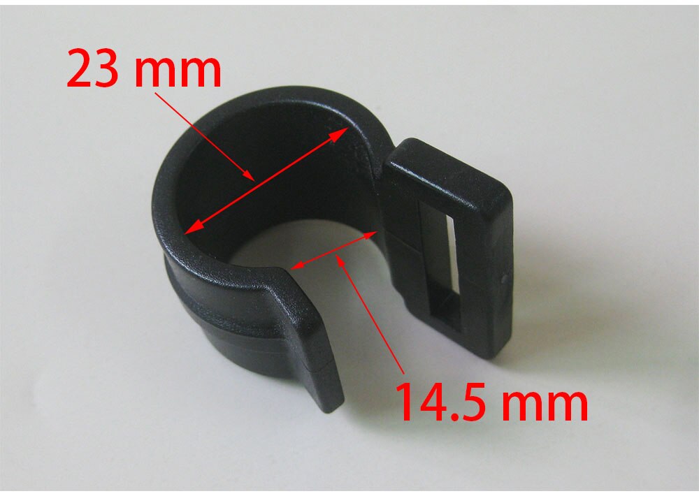 23mm diameter clip plastic camping tent pole support rod hook: Default Title