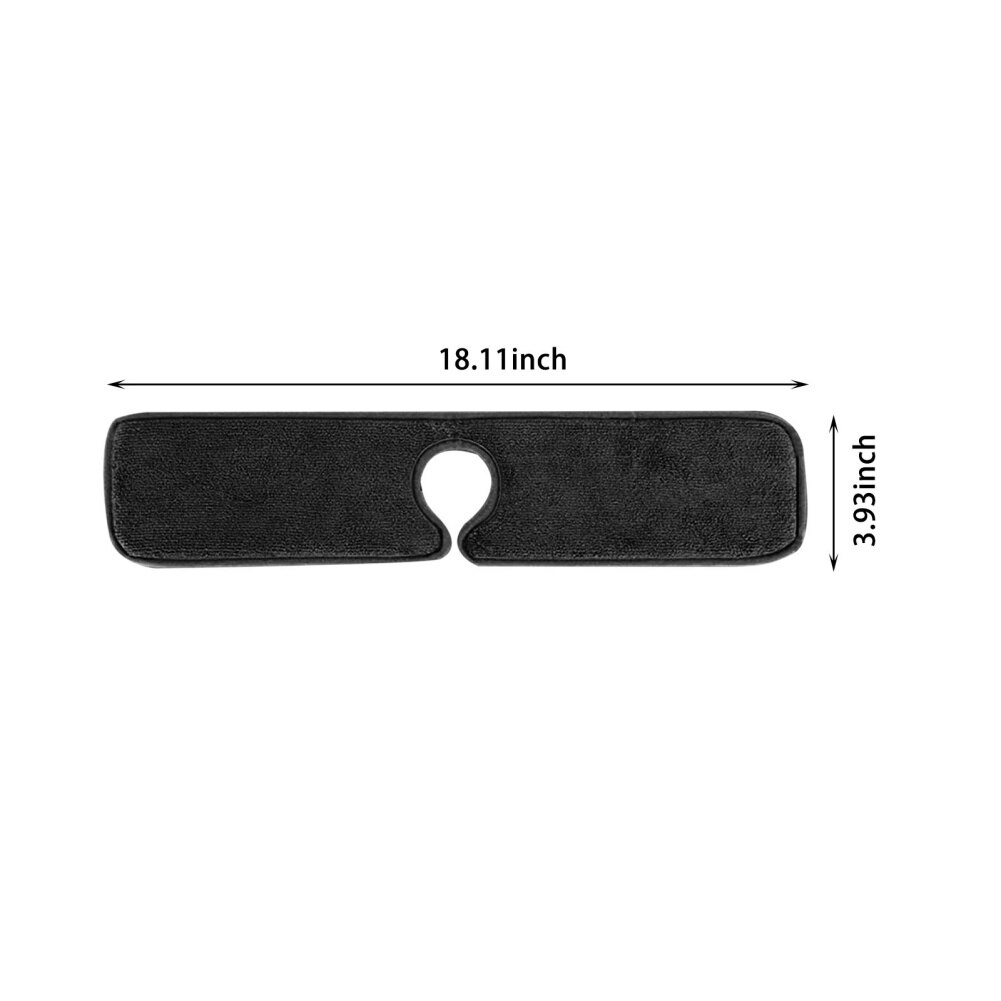 Kitchen Faucet Absorbent Mat Sink Splash Guard Microfiber Faucet Splash Catcher Countertop Protector Pad For Kitchen Bathroom: A2