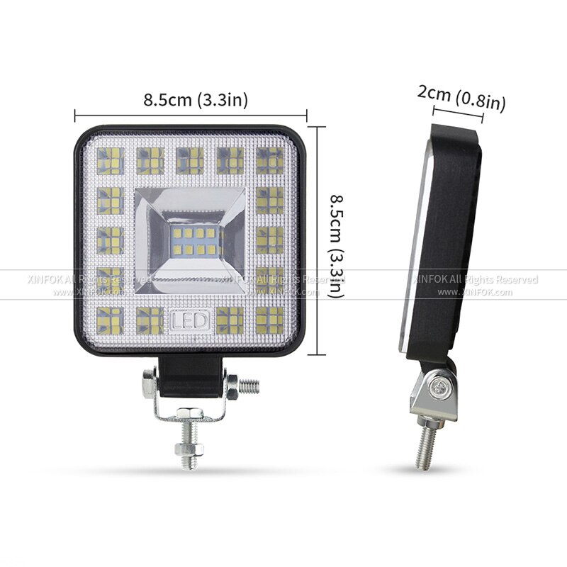 Auto Led Verlichting Cob Chips 69 Watt Dc 12/ 24 Volt 6500K Wit Spot Verlichting Voor Fso universele Truck Auto Lampen