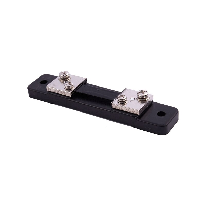TuToy Gleichstrom Shunt Widerstand 200A 75mV – Für Amperemeter, 10,8x2,3x2,5 Cm, Einfach Zu Installieren