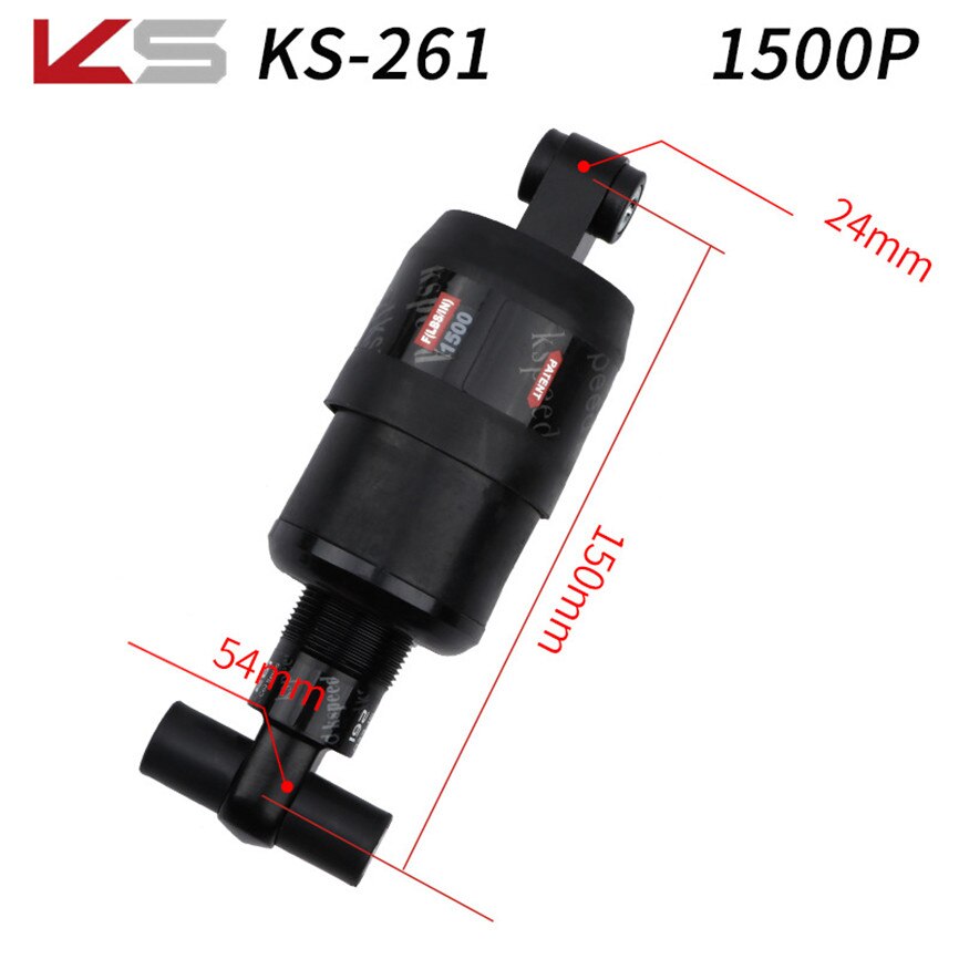 Kindshock KS Shock Absorber Suspension Mountain Folding Electric Bike Scooter Bicycle Spring Rear Shocks 1200 3000 Pounds