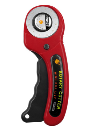 45Mm Patchwork Roller Wiel Mes Snijmes Leer Papier Stof Ambachtelijke Stoffen Roterende Snijder Diy Naaien Accessoires: Licht Groen