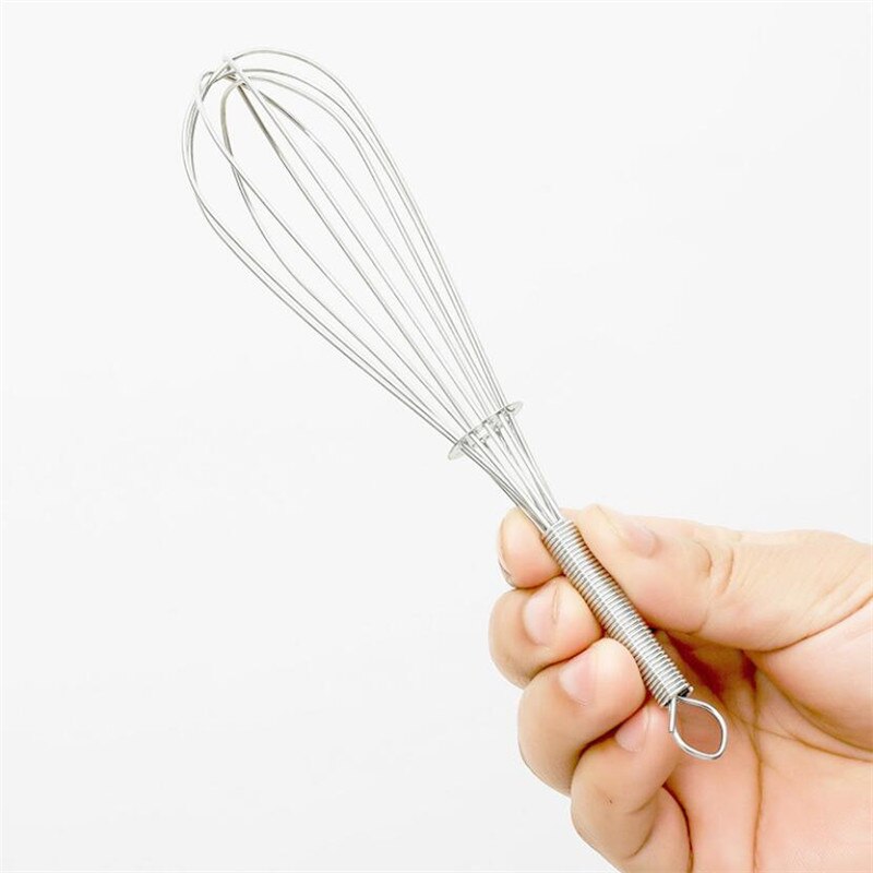 18X4Cm Rvs Eiklopper Hand Whisk Mixer Keuken Gereedschappen Boter Blender Hand Ei Mixer Koken Foamer wisk Koken Blender