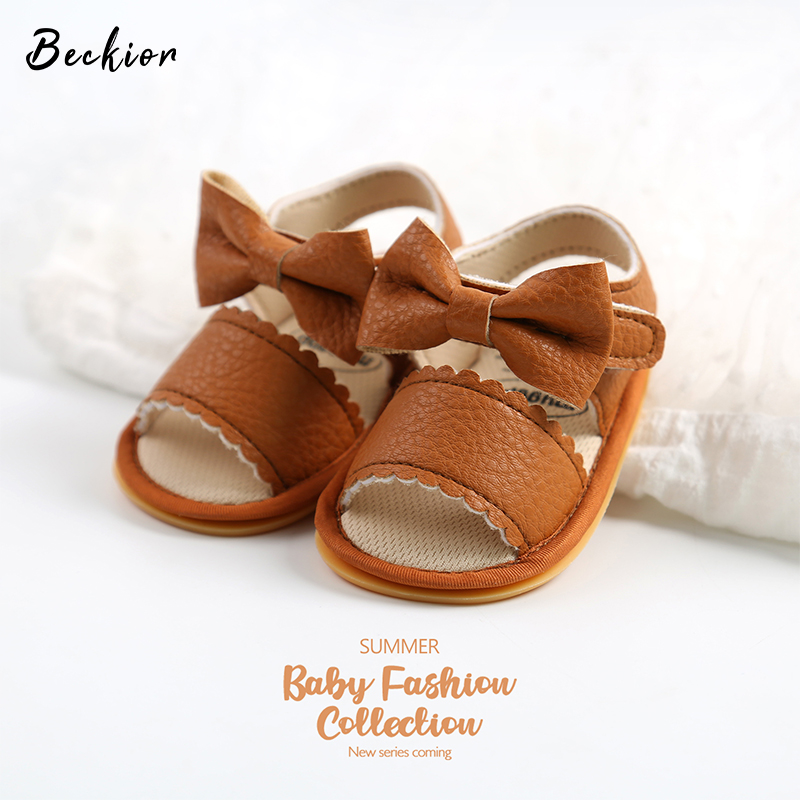 Beckior Summer Baby Girl Sandals Infant Baby Boy Shoes Rubber Soft Sole Non-Slip Toddler First Walker Baby Crib Newborn