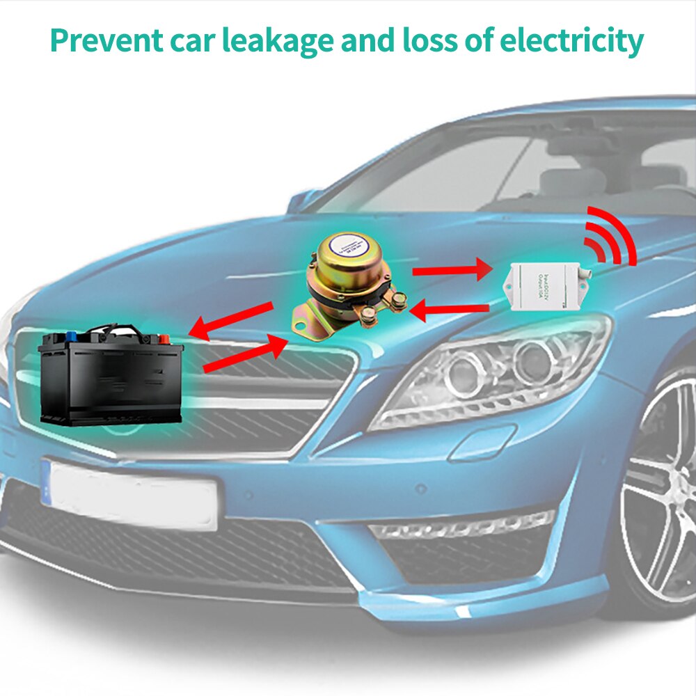 High performance Vehicle Wireless Remote Control Car Battery Master Switches 12v Cut Off Switch Power Electromagnetic Disconnect