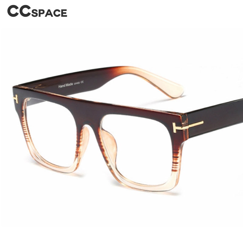 45718 Retro Square Glasses Frames Men Women Trending Styles Optical Computer Glasses