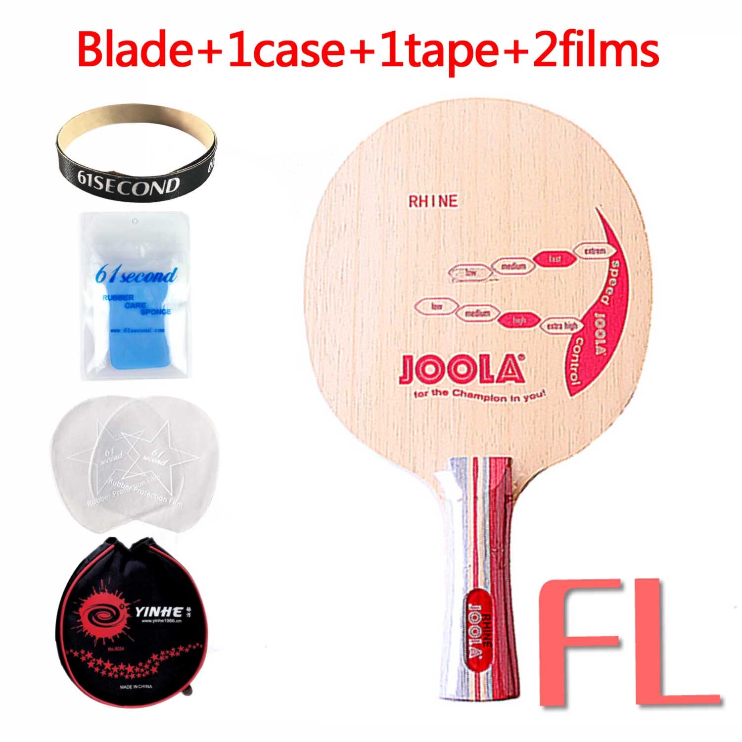 Originele Joola Rijn Tafeltennis Blade Tafeltennis Rackets Racket Sport Cabon Rackets Pingpong Peddels: FL with YBM case