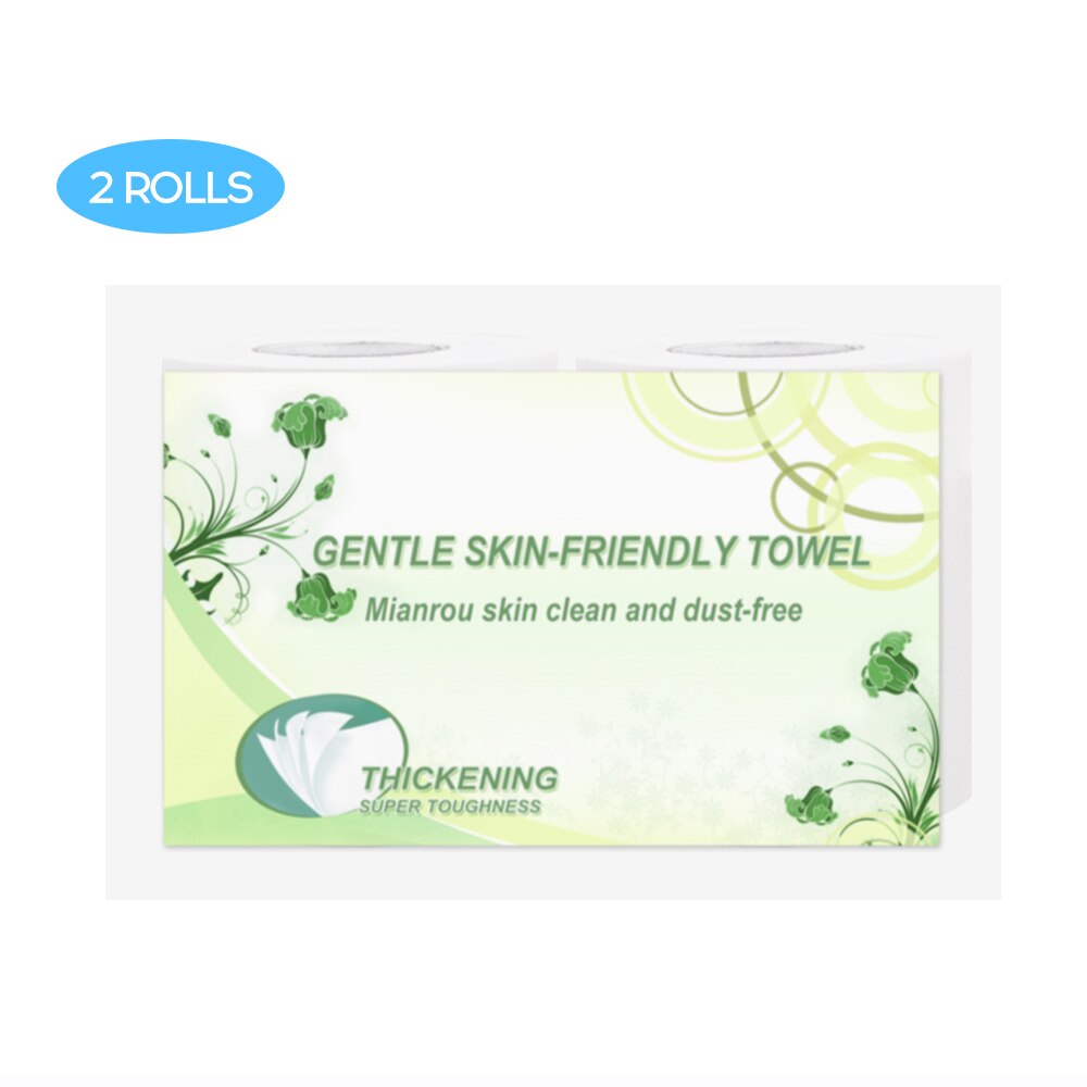 2pcs 10X14cm Four Layer Toilet Tissue Home Bath Toilet Paper Roll Soft Toilet Paper Skin-friendly Paper Towels