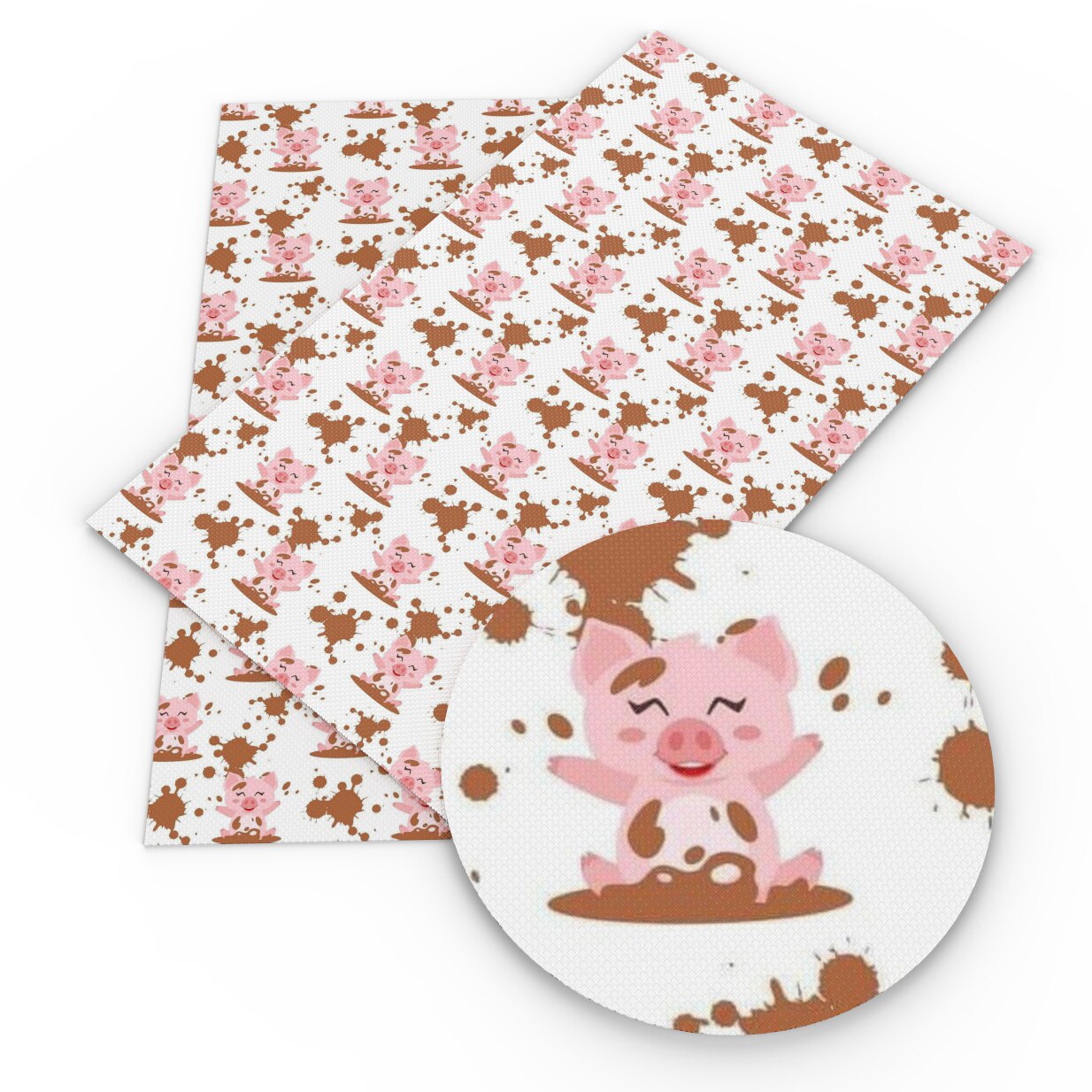Tela de algodón con estampado de vaca 100% para coser ropa, ropa, acolchado, retales, muñeca Tilda, 50x145cm, 1Yc13571: 1088344003