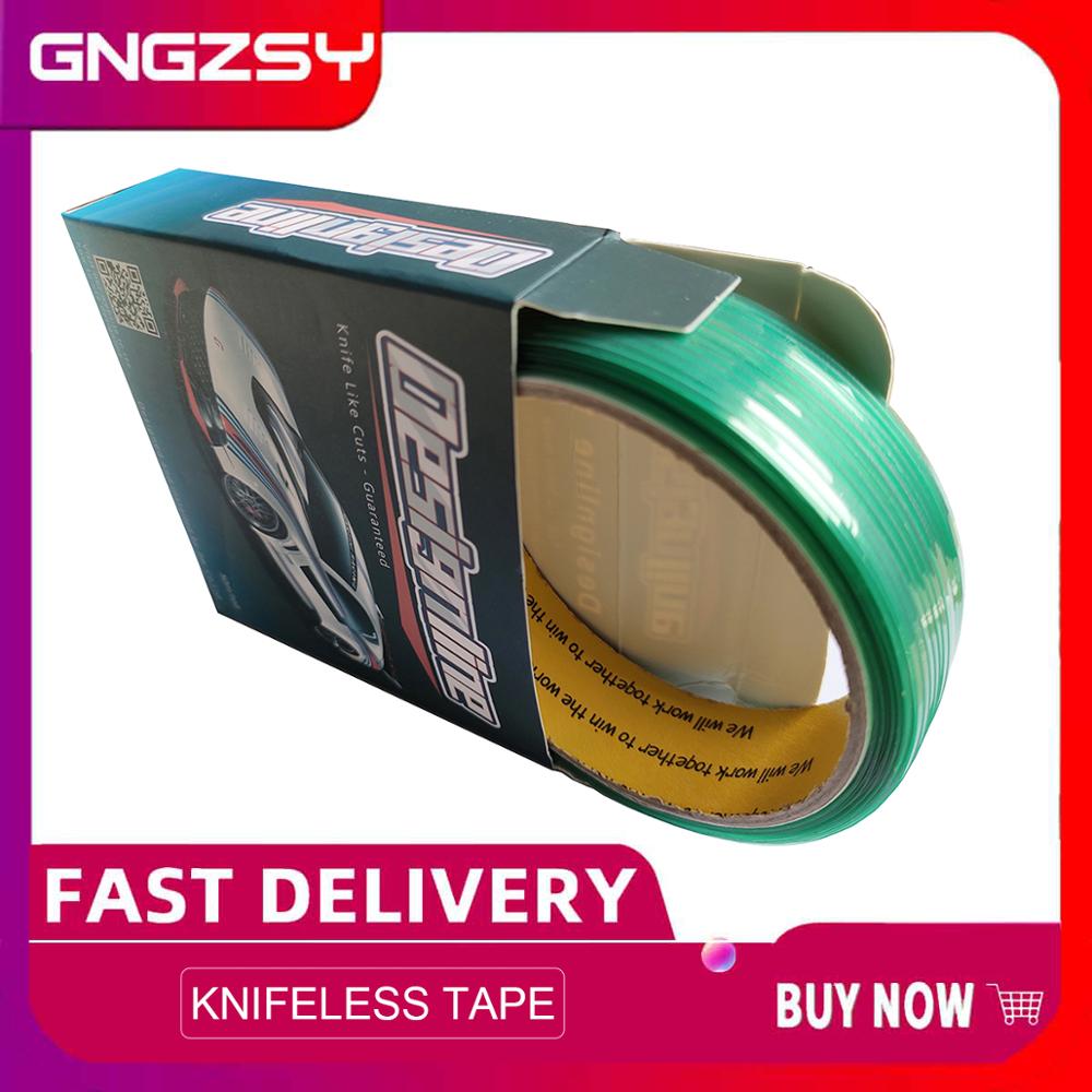 5/10/50M Vinyl Wrap Auto Stickers Mesloze Tape Lijn Auto Film Wrap Gesneden Tape Mes Styling Tool Accessoires E28