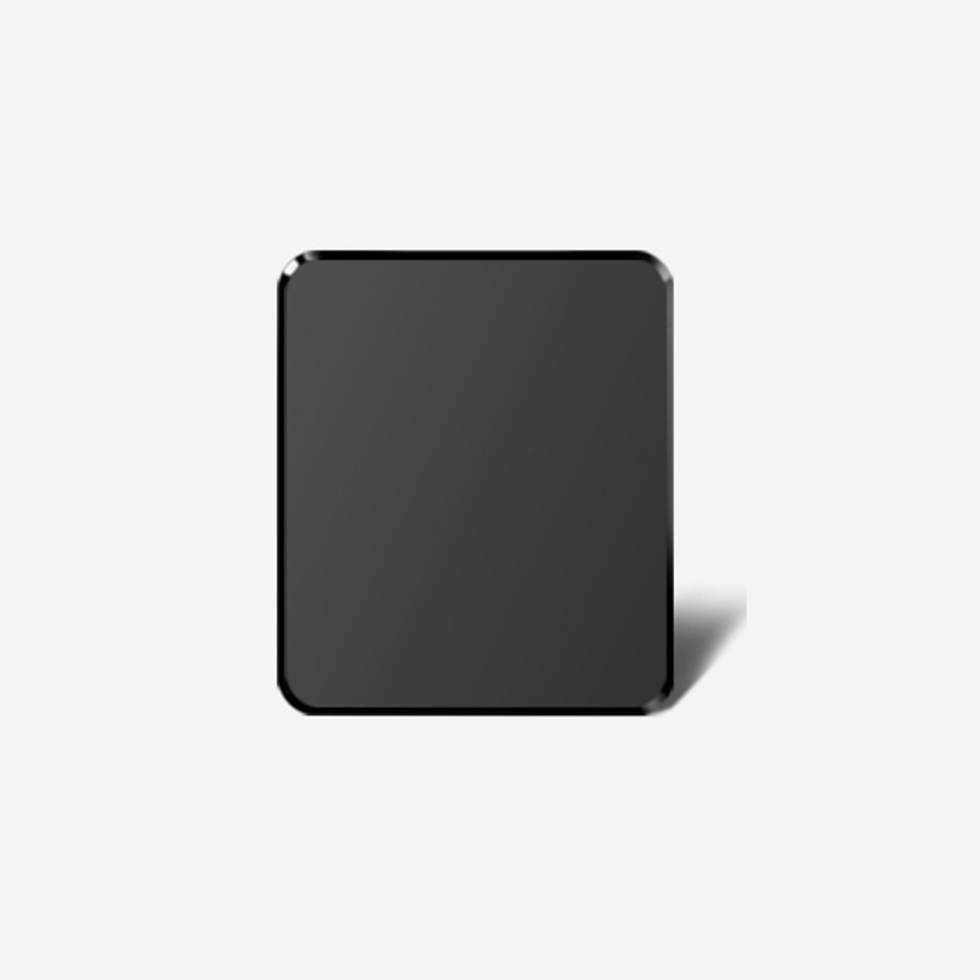 Hard Mouse Pad Small Mouse Pad for Travel Business Black Mousepad for Office Home Bed Sofa: S