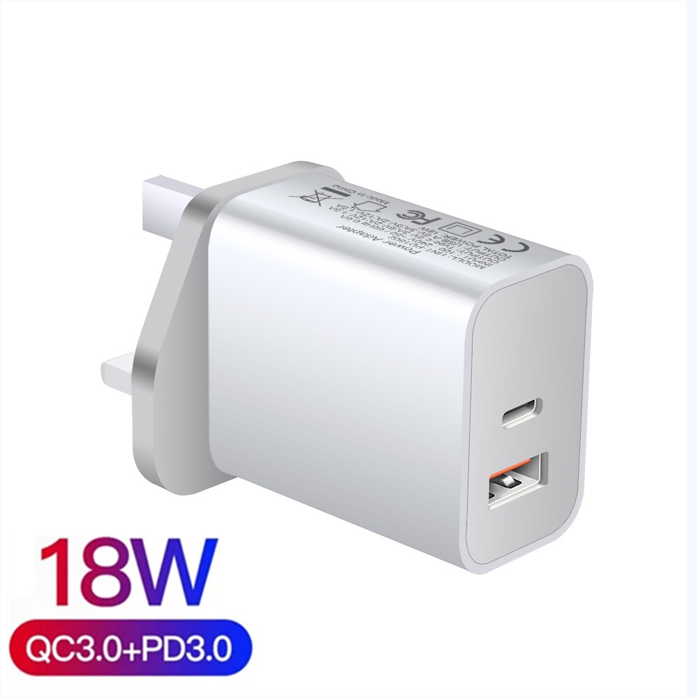 20W Qi Drahtlose Ladestation 2 in 1 Schnelle Lade Dock Station Für iPhone 13 12 11 XS XR X 8 Airpods 3 Pro Samsung S21 S20 Knospen: 18W UK Plug Adapter