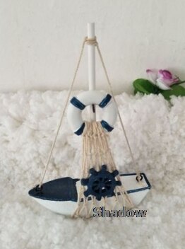 Mini Boat Props Newborn Baby Photography Props Sea Theme Mini Ship Prop Baby Shoot Accessories Infant Photo Decorations: 02