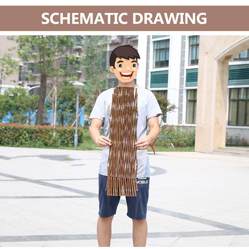 Retractable Outdoor Wood Fence Indoor Outdoor Decorations Fence Garden Balcony Vine Frame Wedding Shooting Props