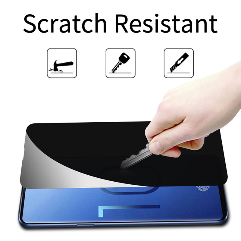 Pellicola salvaschermo anti-spia per privacy 9H per galassia S7 S6 bordo S5 S4 S3 vetro temperato per Samsung galassia S10 5G S9 S8 più