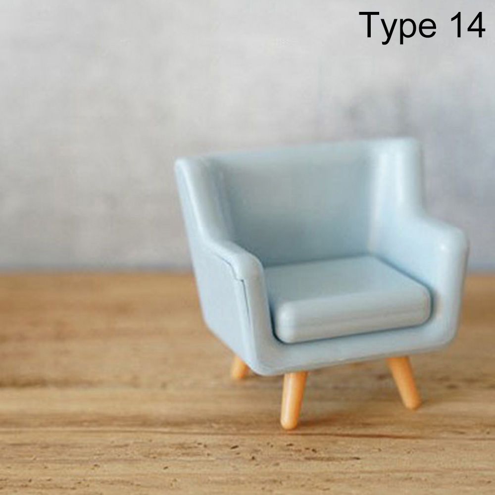 1:12 Schaal Poppenhuis Miniatuur Meubels Sofa Bed Kledingkast Tv Kast Mini Inrichting Scene Model Spelen Huis Micro Landschap: Type 14