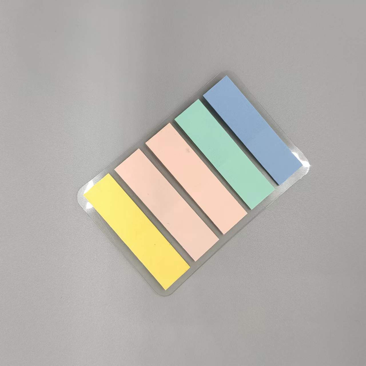 100 feuilles postées Transparent pense-bête cahier bloc-Notes clair Notes autocollantes Index onglets signet papeterie fournitures de bureau: green