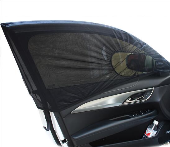 2Pcs Universal Car Window Cover Zonnescherm Gordijn Uv-bescherming Shield Zonnescherm Shield Window Protector Venster Auto Universele