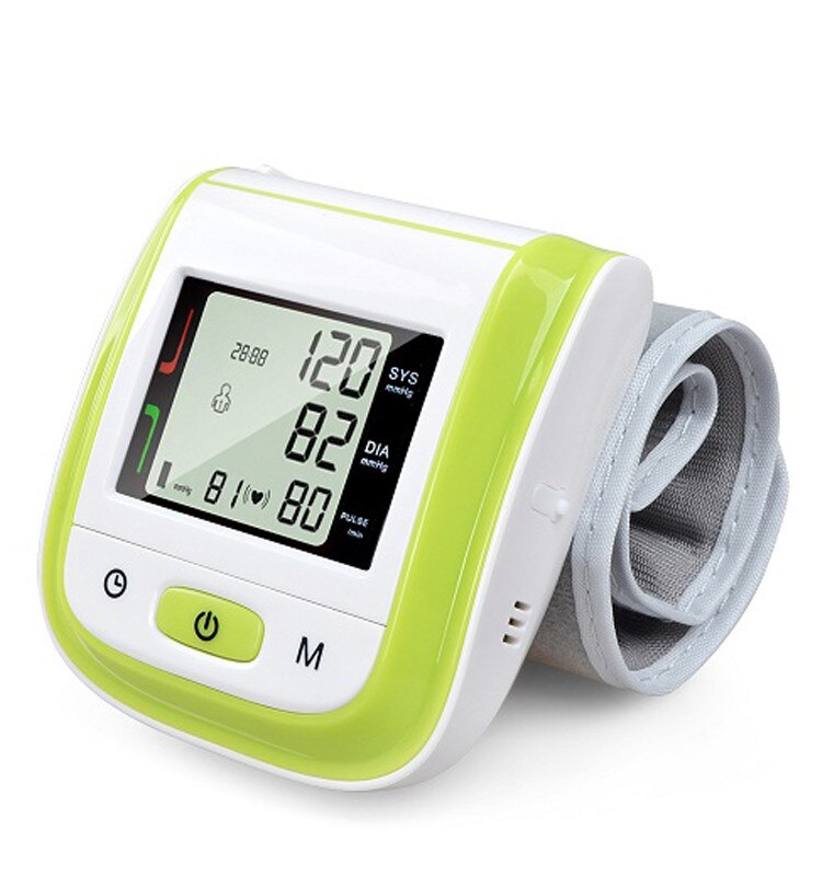 Loodom Bloeddrukmeter Bloeddrukmeter Huishouden Pols Type Health Monitor Bloeddrukmeter Voor Ouders Tonomete: green