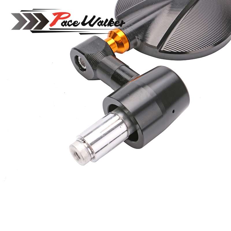 PACEWALKER neue Spy R80 Bar End motorrad hinten seite Spiegel für honda yamaha kawasaki
