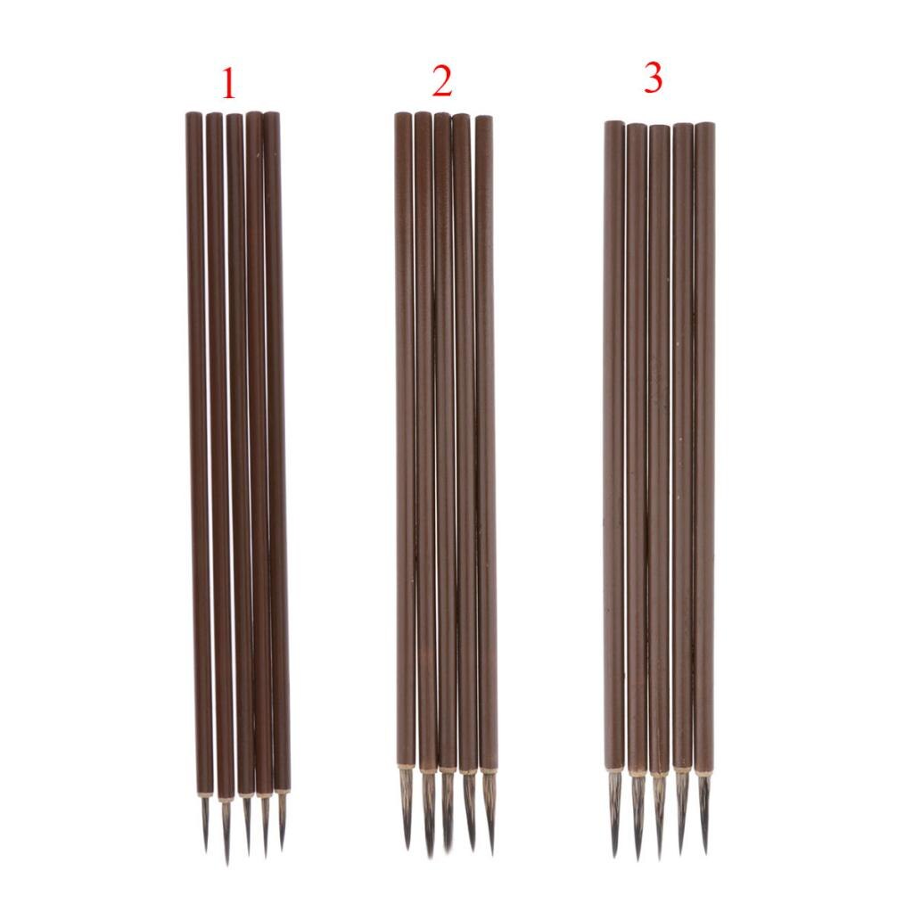 Micro Detail Paint Brush Set, 5Pcs Detail Painting Kit Miniature Art Brushes