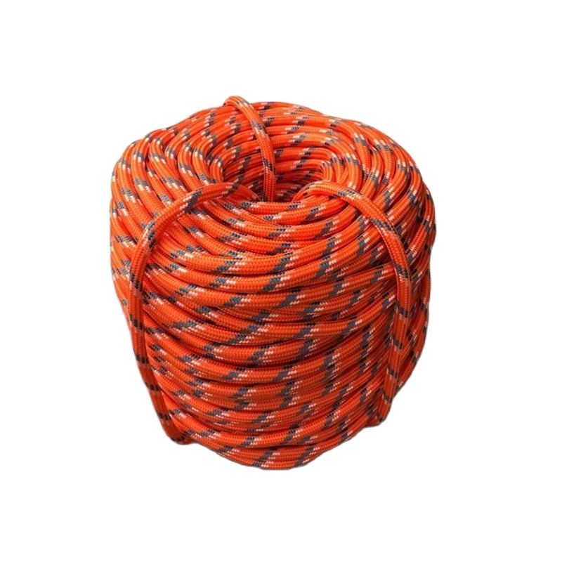 Profession Rock Climbing Rope 10m/20m/30m/50m Outdoor Emergency Wear Resistant 10mm Diameter High Strength Hiking Accessory Tool