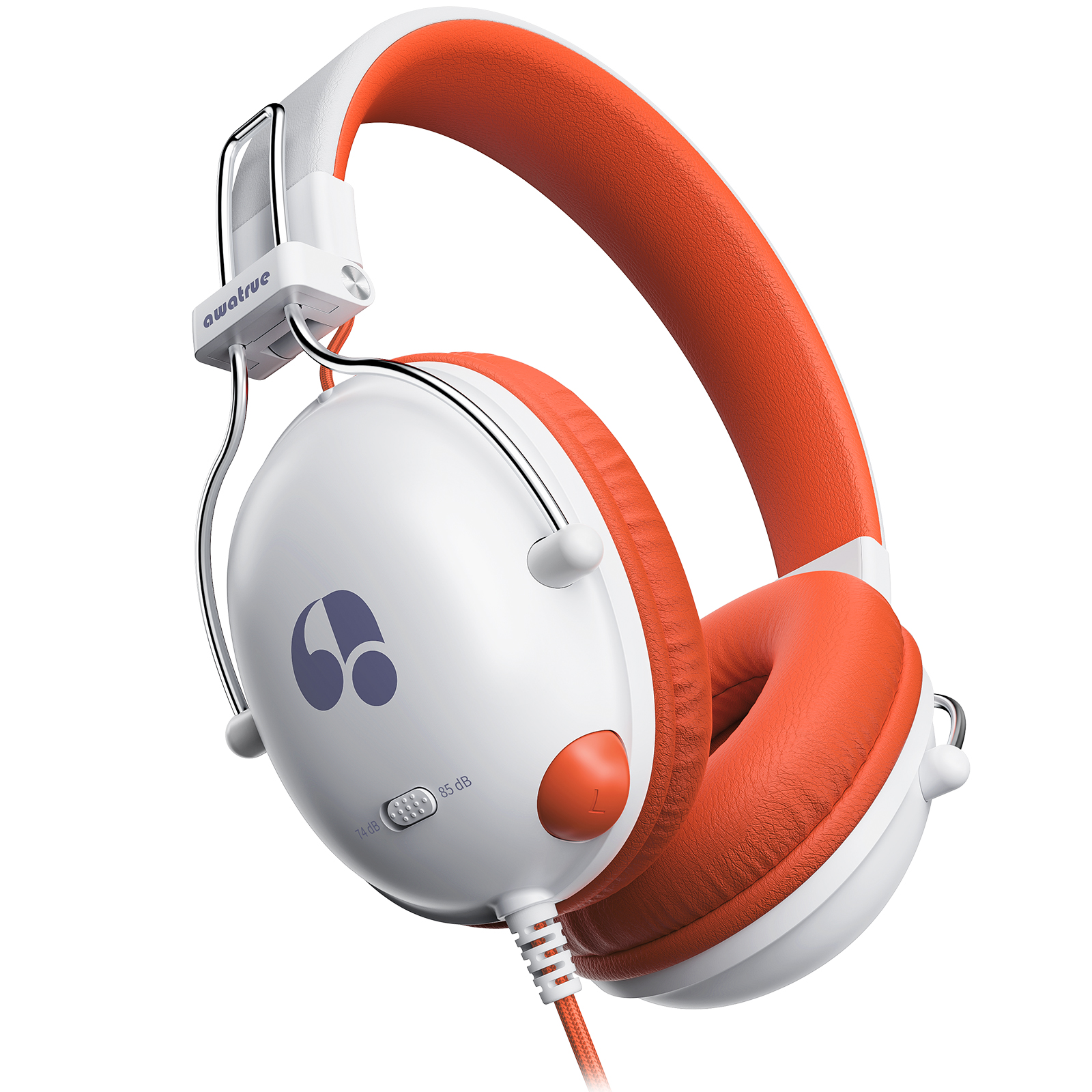 HK05 enfants étude casque filaire casque dessin animé écouteur avec micro musique casque Volume limité 74dB/85dB pour les enfants